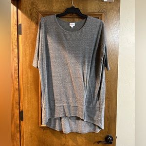 LuLaRoe Irma sz L, heather gray, tiered bottom